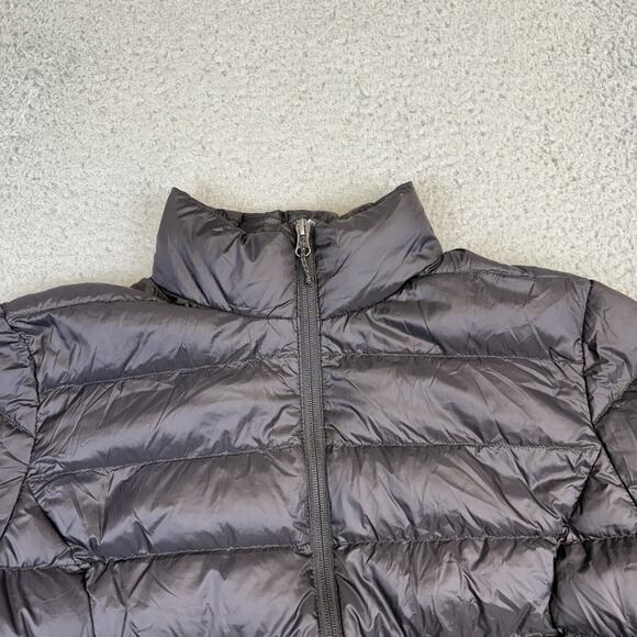 Eddie Bauer Puffer Jacket Women’s Plus Size 1X Black Down EB650 Hiking Outdoors - Picture 2 of 10